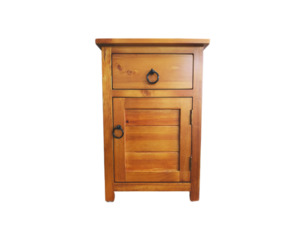 Bedroom Furniture: Tina 1 Drawer 1 Door Bedside