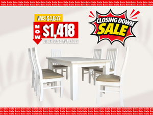 Lounge and Living: Norway 1.5M/1.8M Dining Suite