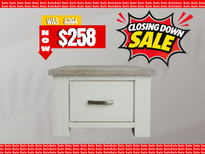 Lounge and Living: Norway 1 Drawer Lamp Table