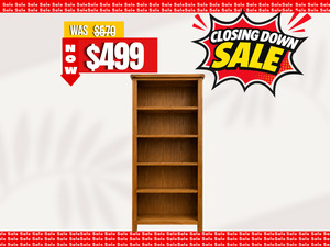 Oakland Tall Wide Bookcase