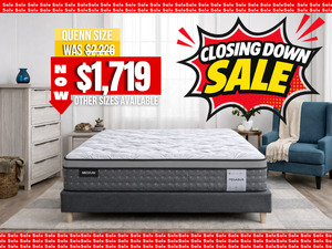 Mayfair Plush Memory Foam 7 Zone Pocket Spring Mattress Queen King