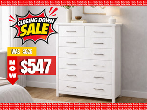 Ranges: Arctic 8 Drawer Talboy
