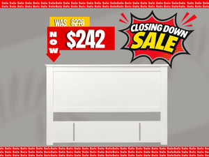 Arctic Headboard white/black