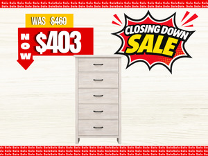 Boston 5 Drawer Slimboy