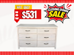 Boston 6 Drawer Dresser