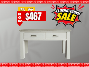 Ranges: Norway 2 Drawer Hall Table