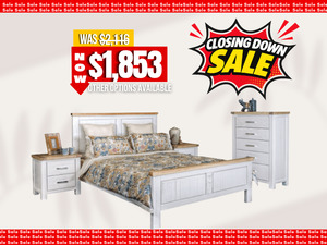 Ranges: Norway 4 Piece Queen Bedroom Suite