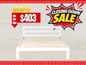 Ranges: Arctic Slat Bed White