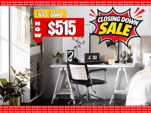 Ranges: Arctic Desk White or Two Tone