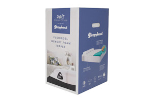 Bedding: Sleepyhead 24/7 FusionGel Memory Foam Topper
