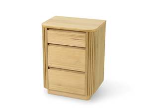 All: Carolina 3-Drawer Bedside Table
