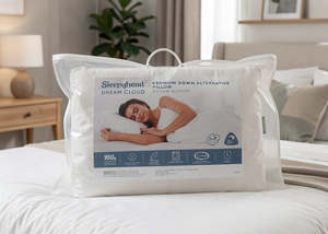 Bedding: Sleepyhead Premium Down Alternative Pillow