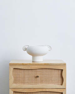 Bed Threads Round Ceramic Vase
