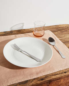 Placemats: Terracotta 100% French Flax Linen Placemats (Set of Four)