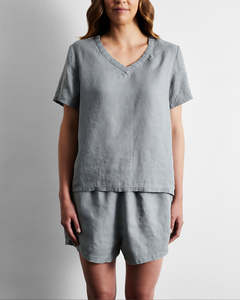 Mineral 100% French Flax Linen T-Shirt