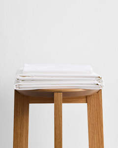 Crisp White Organic Cotton Sheet Set