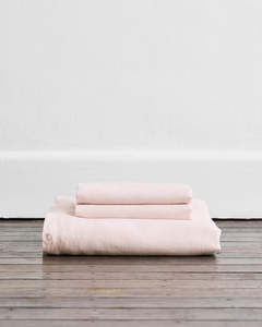 Rosewater 100% French Flax Linen Duvet Cover Set