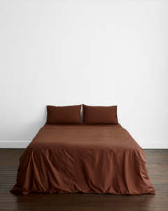 Espresso Organic Cotton Bedding Set