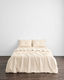 Crème 100% French Flax Linen Bedding Set