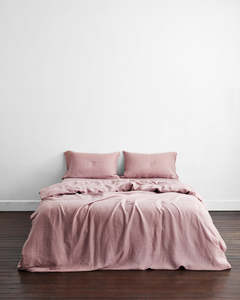 Searchspring Test Collection: Lavender 100% French Flax Linen Bedding Set