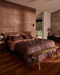 Bestsellers: Cacao & Hazelnut 100% French Flax Linen Bedding Bundle