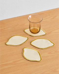 Mothers Day Gifts: Les Fruits Citron Coasters (Set of Four)