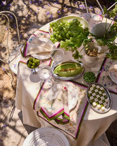 La Fête 100% French Flax Linen Placemats (Set of Four)
