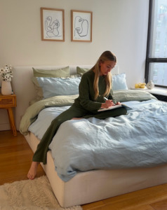 Coast & Sage 100% French Flax Linen Bedding Bundle