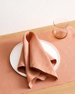 Hazelnut 100% French Flax Linen Napkins (Set of Four)