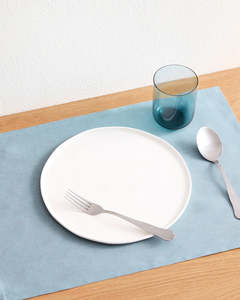 Tableware: Lagoon 100% French Flax Linen Placemats (Set of Four)