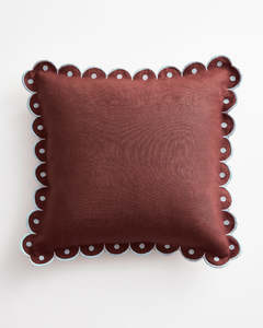 Introducing Cacao Hazelnut: Cacao & Coast 100% French Flax Linen Arch Cushion Cover