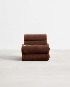 All: Espresso 100% Cotton Terry Hand Towels & Face Washers Bundle