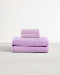 Violet 100% Cotton Terry Bath Towels & Face Washers Bundle