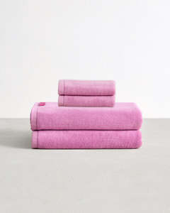 All: Bubblegum 100% Cotton Terry Bath Towels & Face Washers Bundle