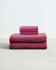 All: Berry 100% Cotton Terry Bath Towels & Face Washers Bundle