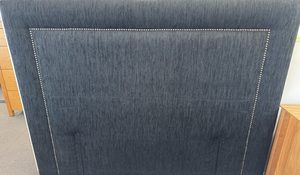 Indiana Queen Headboard - Ardo Onyx - Bedworld