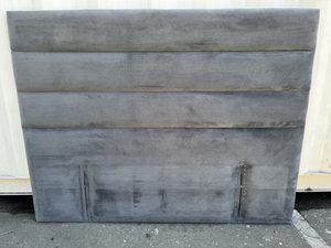 Karlstead Queen Headboard - Grey Velvet - Bedworld