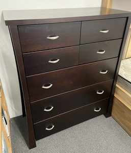 Hudson 7 Drawer Tallboy in Dark Oak - Bedworld