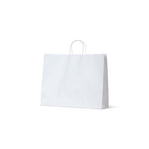 White Kraft Carry Bags: White Kraft Boutique