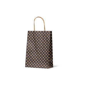 Black Spot Kraft Junior Paper Bag