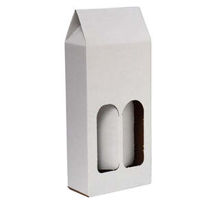 Wine Bottle Carriers: Bx Double Carryall White Wine Box Carrier