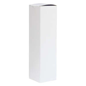 Wine Bottle Carriers: Wine 1 Bottle Box White 89x89x343mm