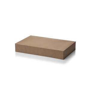 Two Piece Apparel Boxes: Two Piece Apparel Box Natural Kraft 241x380x51mm