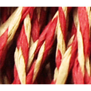 Twine: Two Tone Paper Twine 2mm x 100mtrs Red/Nat