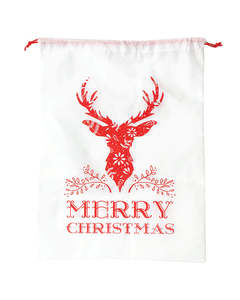 Clearance: Xmas Deer Large Non Woven Bag