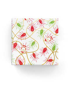 Christmas Wraps 2022: 60cm Xmas Lights Wrap Gold Red Green