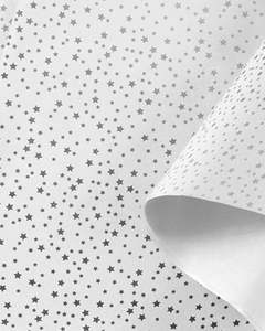 Christmas Tissue Paper: Stars Tissue Paper Silver