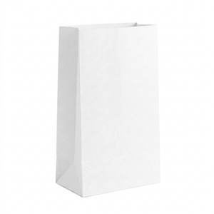 Paper Lunch Bags: SOSW#12 - WHITE SOS bags #12