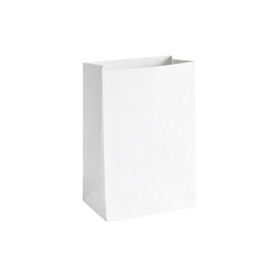 Paper Lunch Bags: SOSW#4 - WHITE SOS bags #4