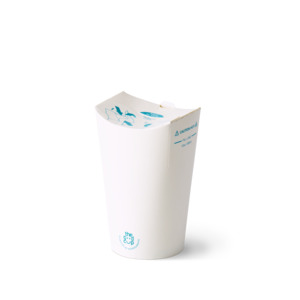 The Good Cup: 12oz White Kraft The Good Cup - 1000/Ctn